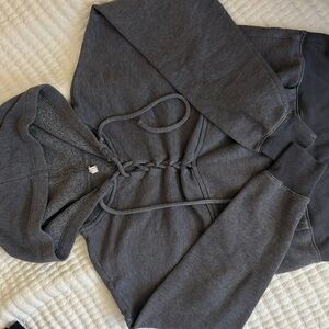 Free People Cropped Hoodie